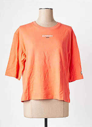 T-marškinys rožinė SUPERDRY moteris