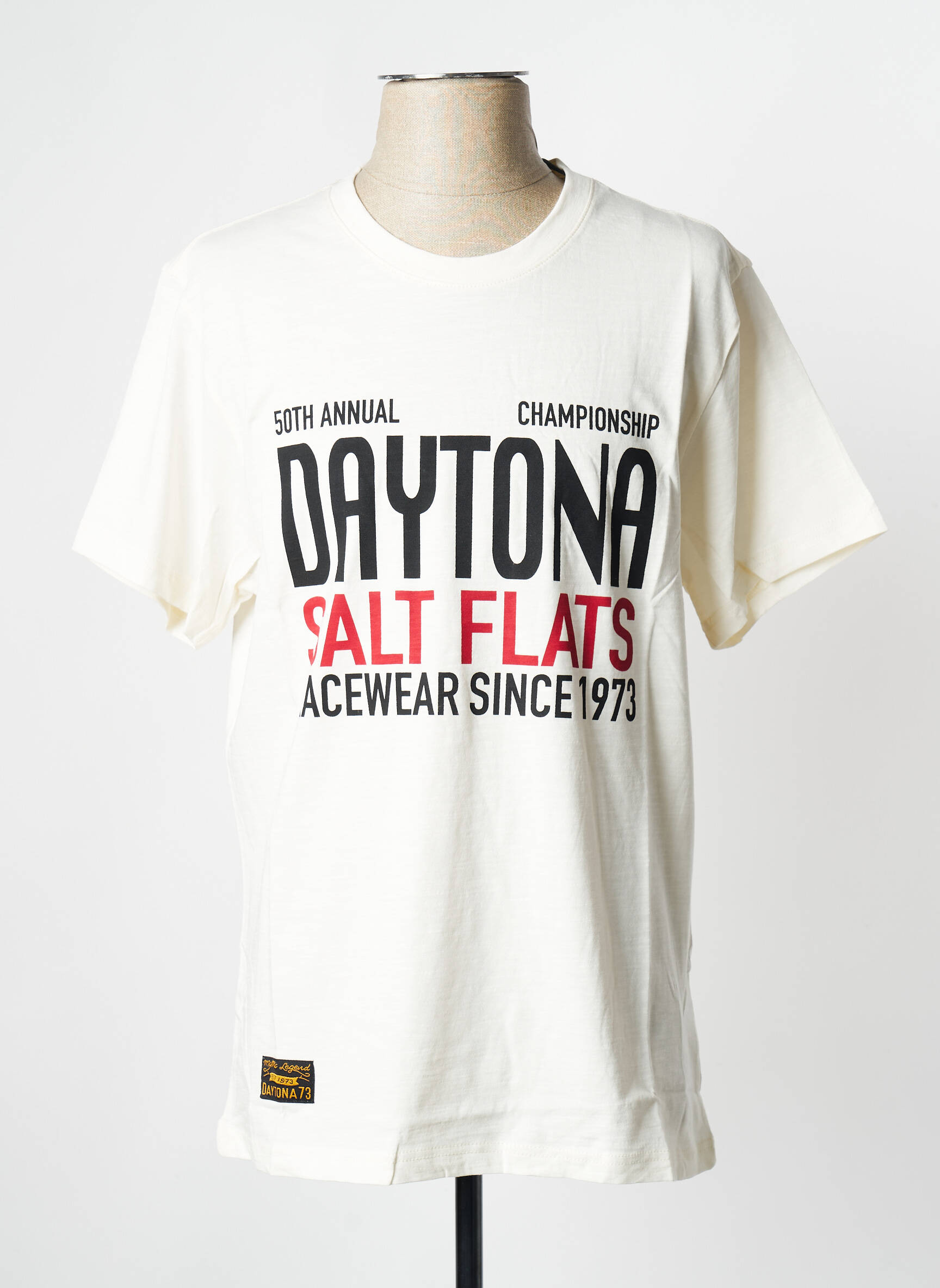 T-marškinys kreminė balta DAYTONA vyras
