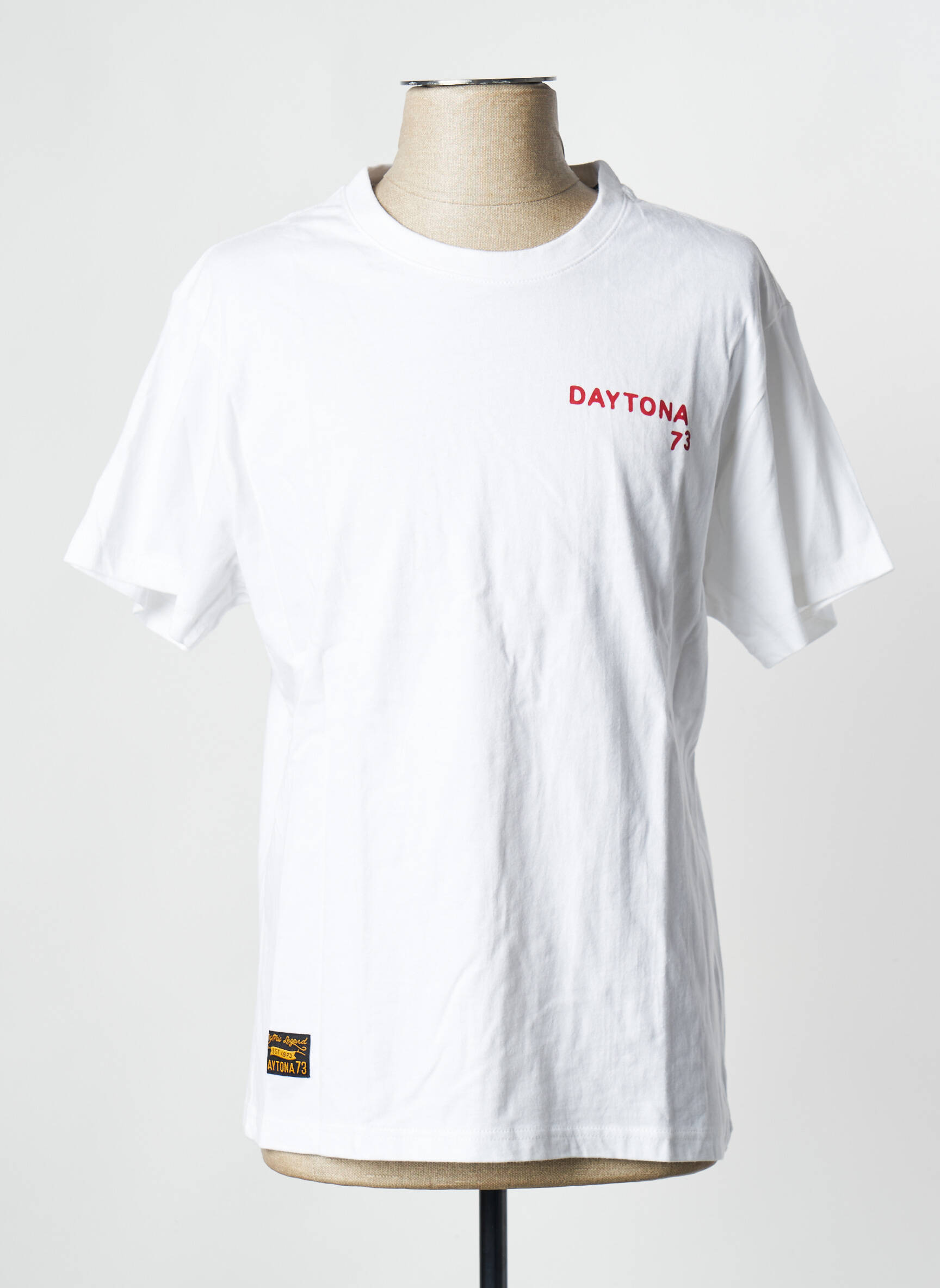 T-marškinys baltas DAYTONA vyras