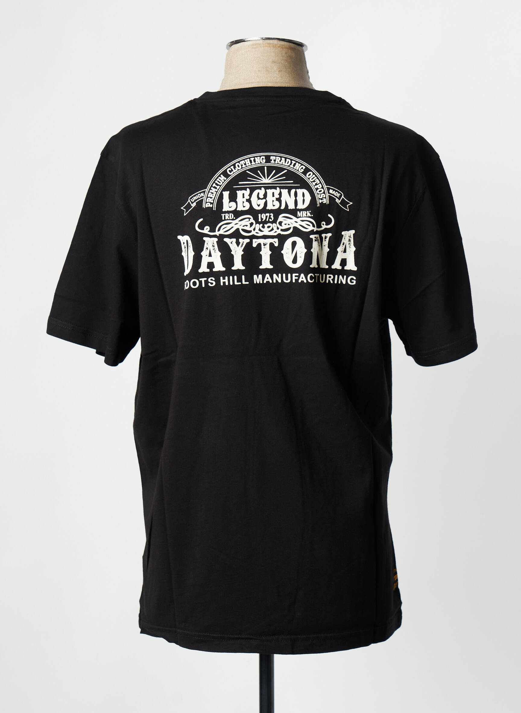 T-marškinys juodas DAYTONA vyras