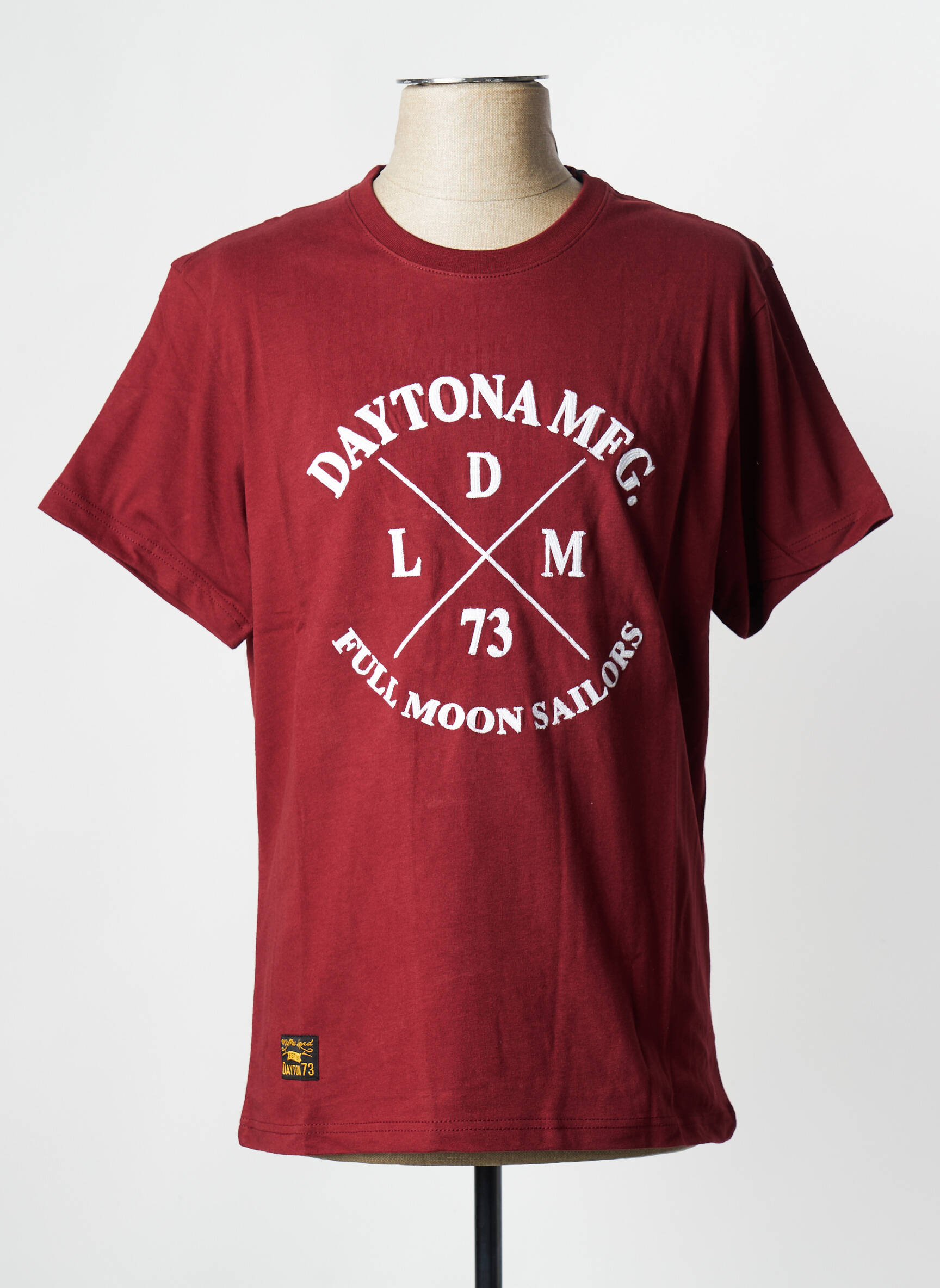 T-marškinys bordeaux DAYTONA vyras