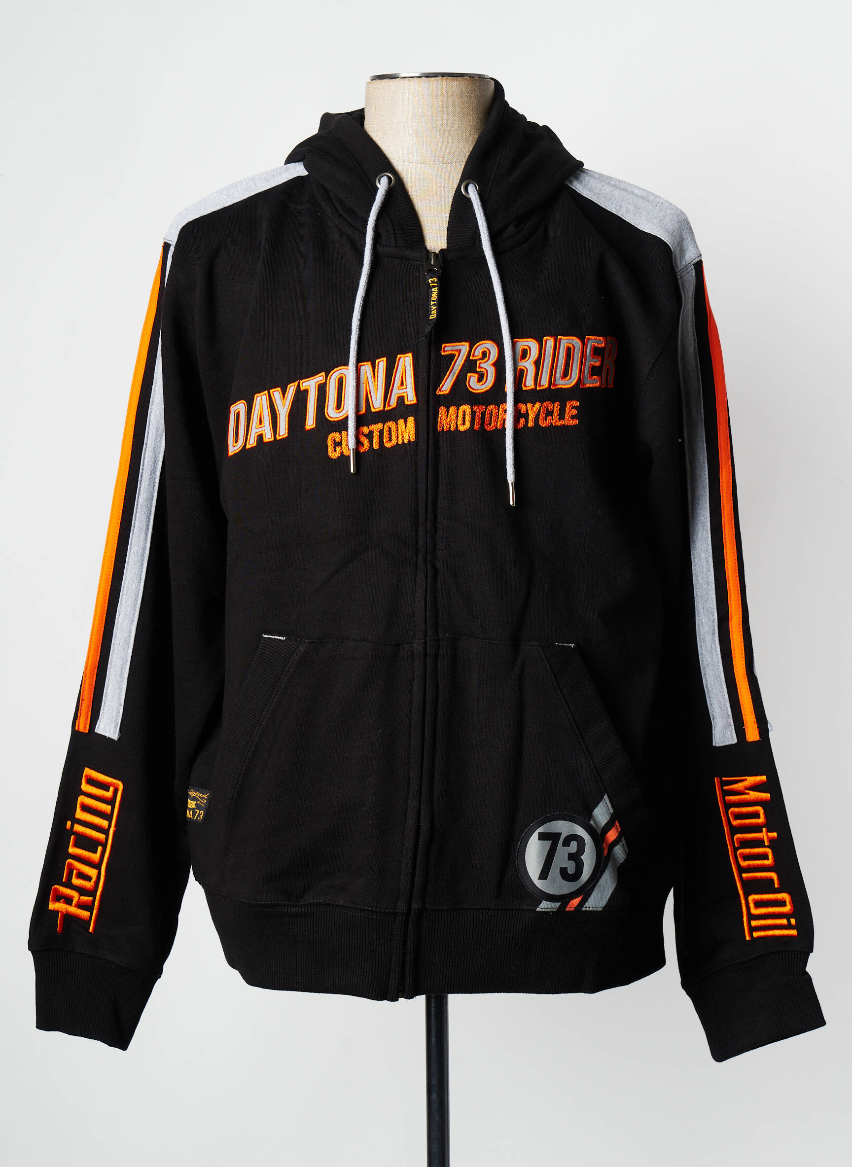 Ilgų rankovių liemenė juodas DAYTONA vyras