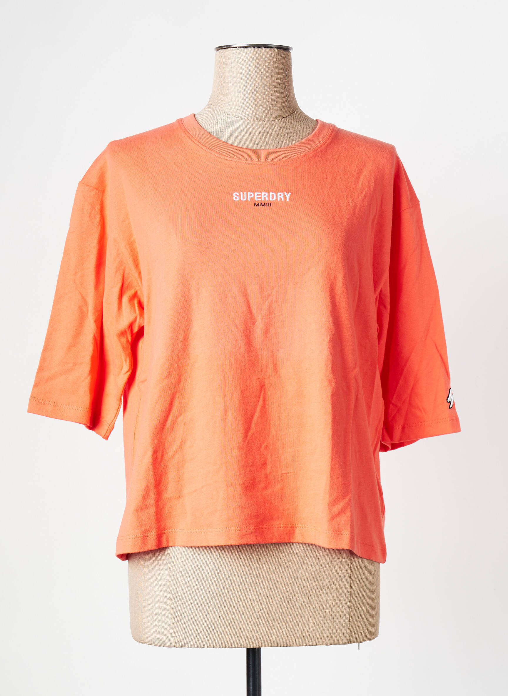T-marškinys rožinė SUPERDRY moteris