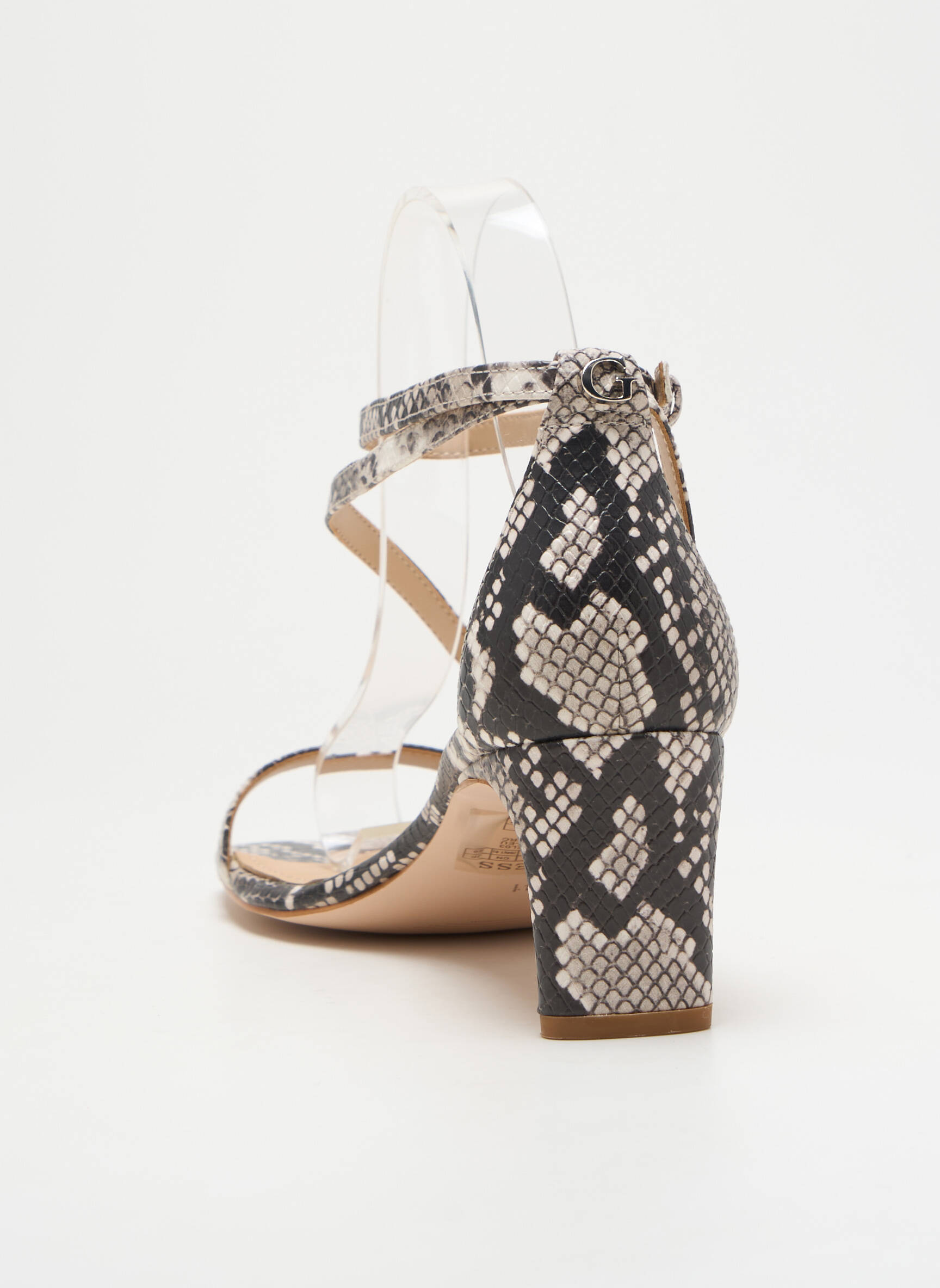 Sandalai/nu pėdos užsegimas kilpa(s) kulnas nuo 4 iki 6 cm pilka GUESS moteris