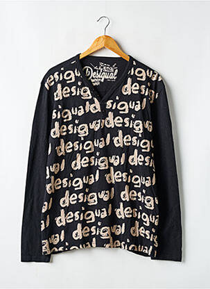 Megztinis juodas DESIGUAL vyras