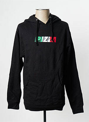 Mikroskopas juodas PIZZA SKATEBOARD vyras