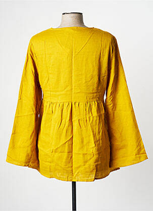 Ilgų rankovių tunika ilgos rankovės geltona LA FIANCEE DU MEKONG moteris