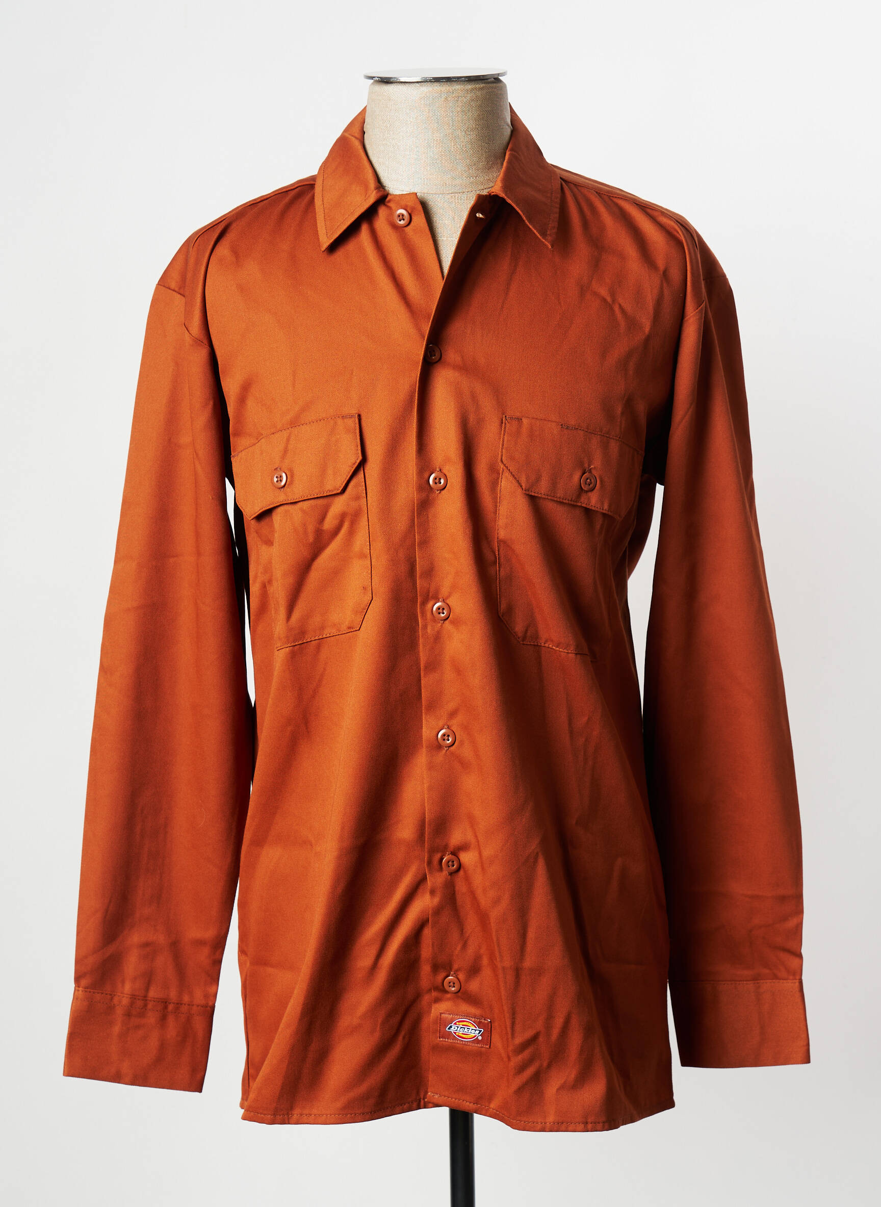 Ilgomis rankovėmis marškinys oranžinė DICKIES vyras