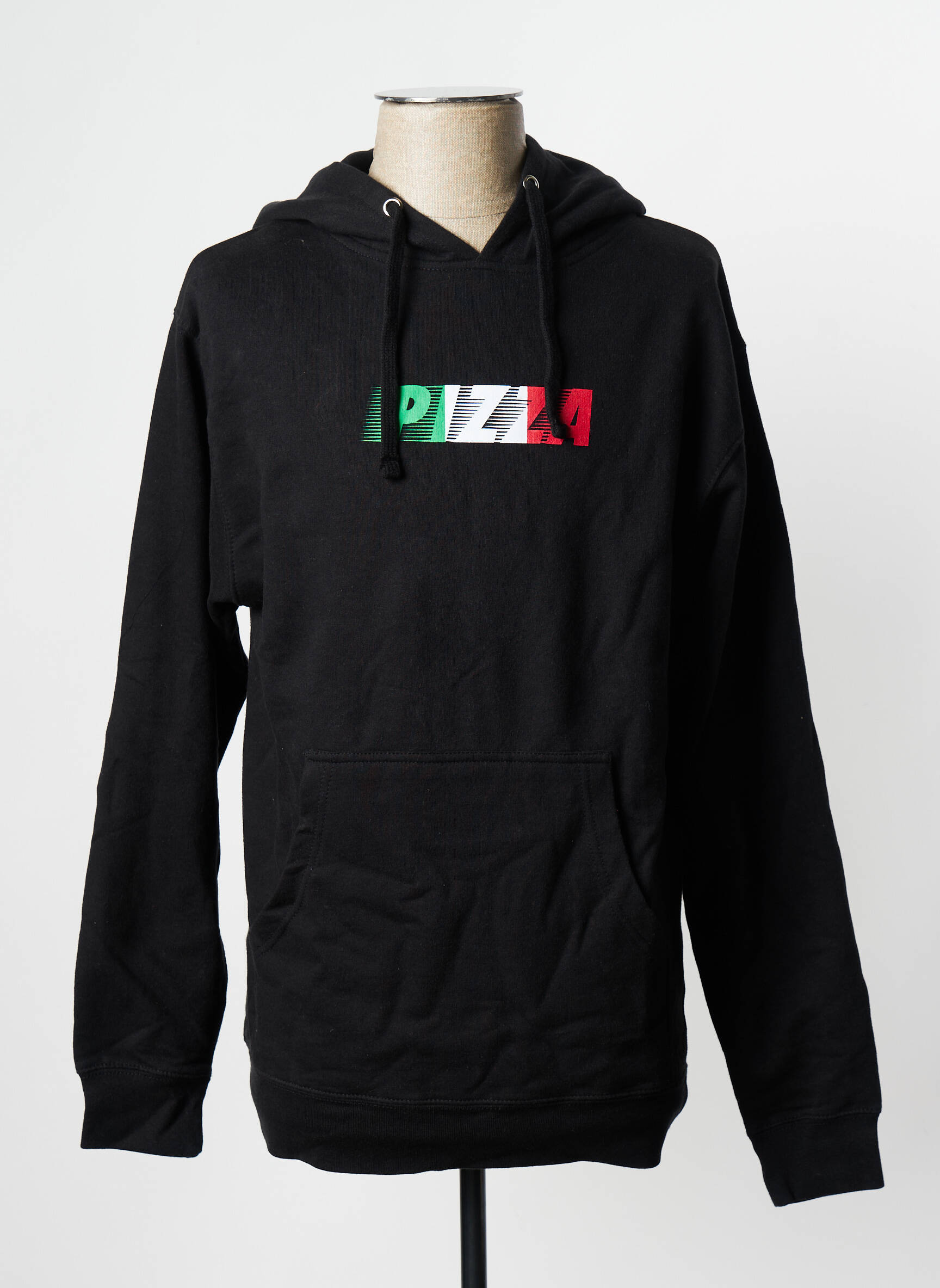Mikroskopas juodas PIZZA SKATEBOARD vyras