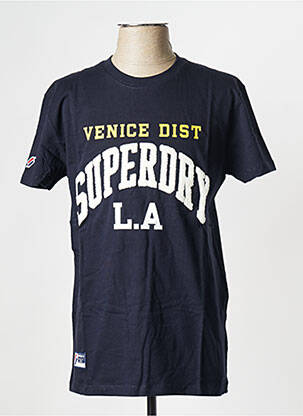 T-marškinys mėlyna SUPERDRY vyras