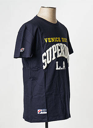 T-marškinys mėlyna SUPERDRY vyras