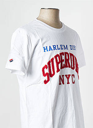 T-marškinys baltas SUPERDRY vyras