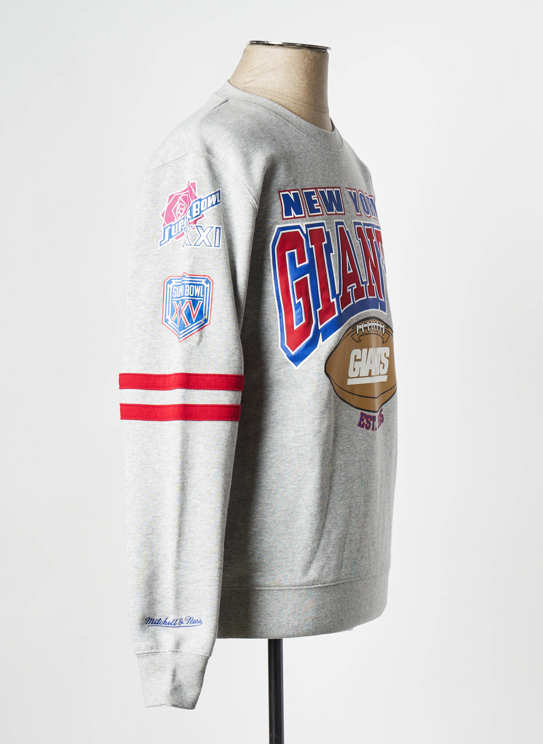 Mikroskopas pilka MITCHELL & NESS vyras