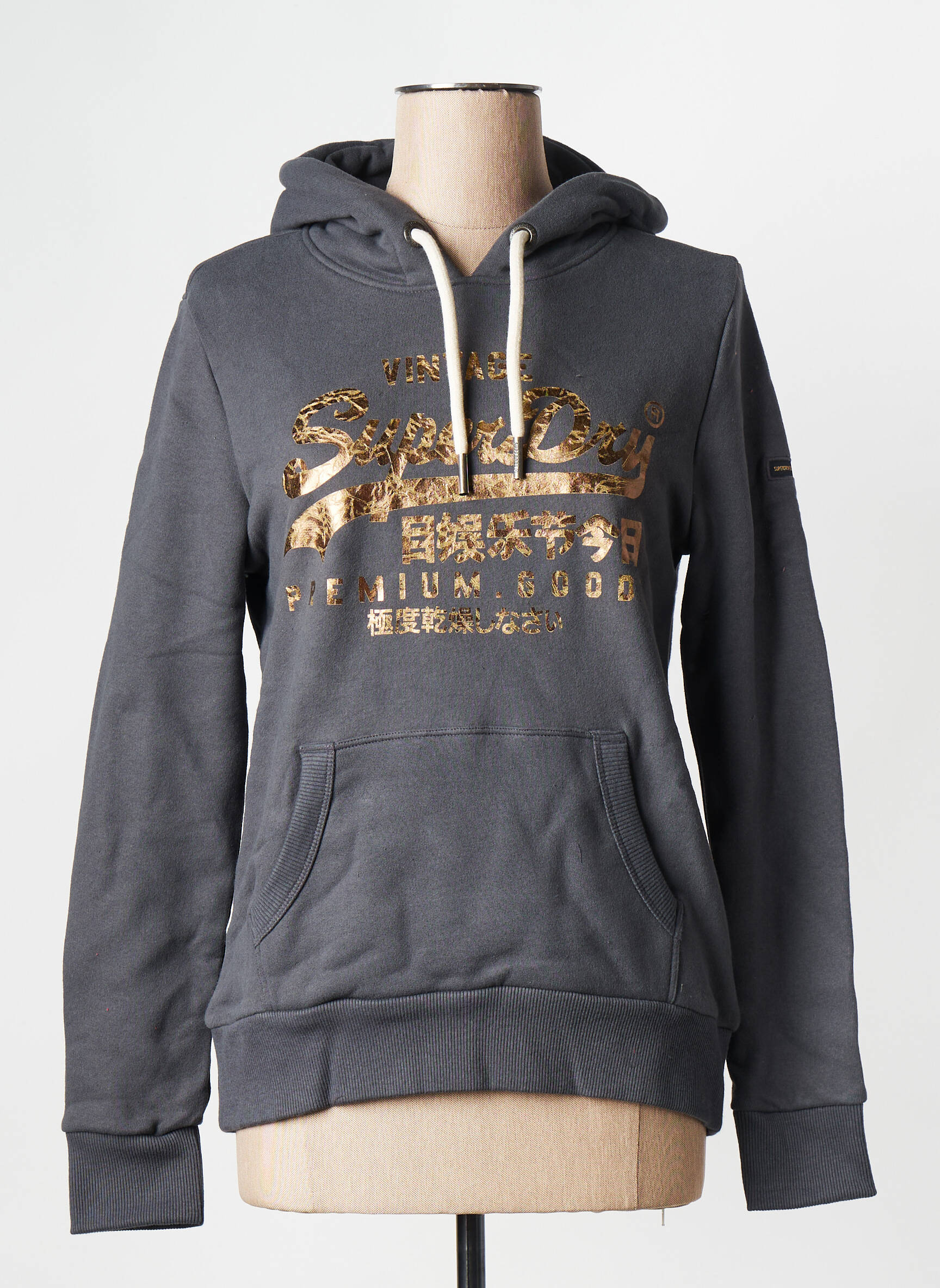 Mikroskopas pilka SUPERDRY moteris