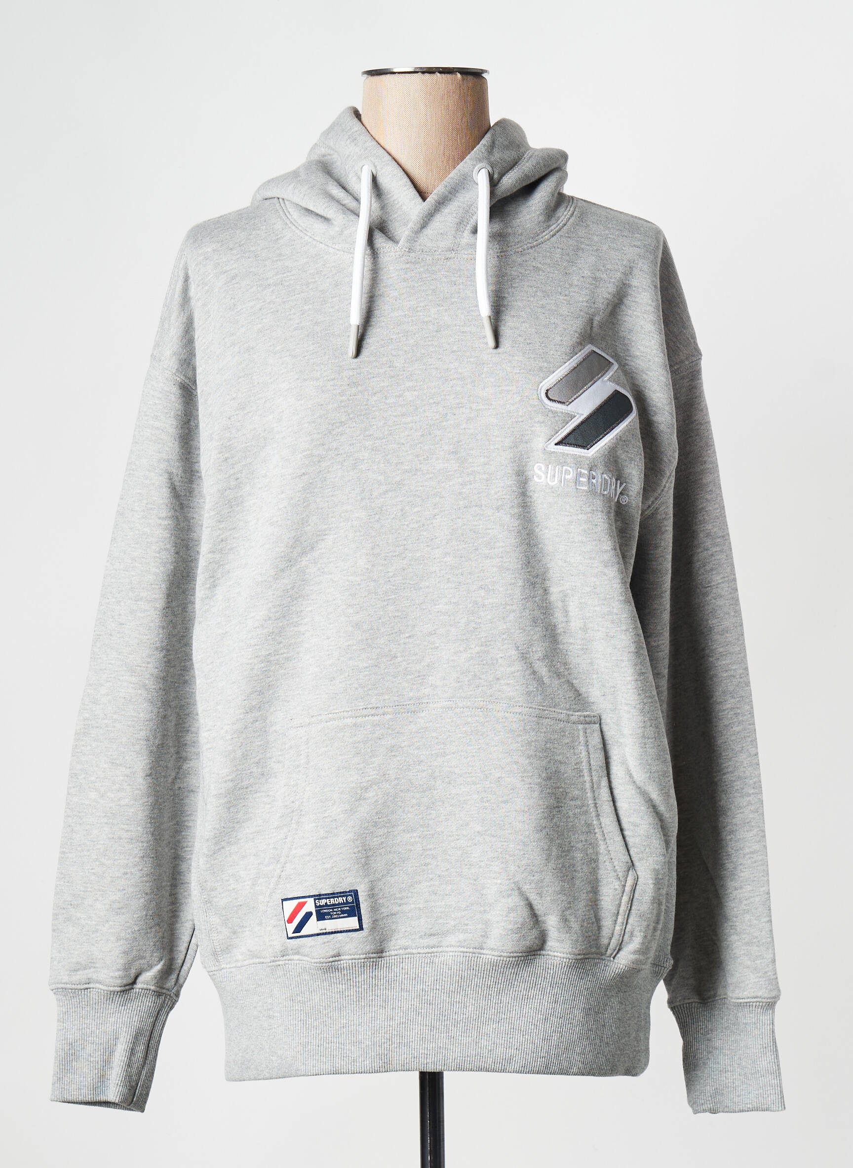 Mikroskopas pilka SUPERDRY moteris