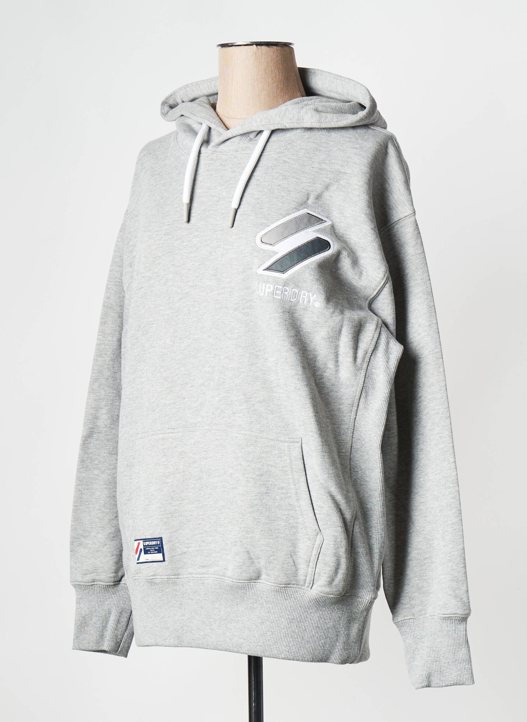 Mikroskopas pilka SUPERDRY moteris