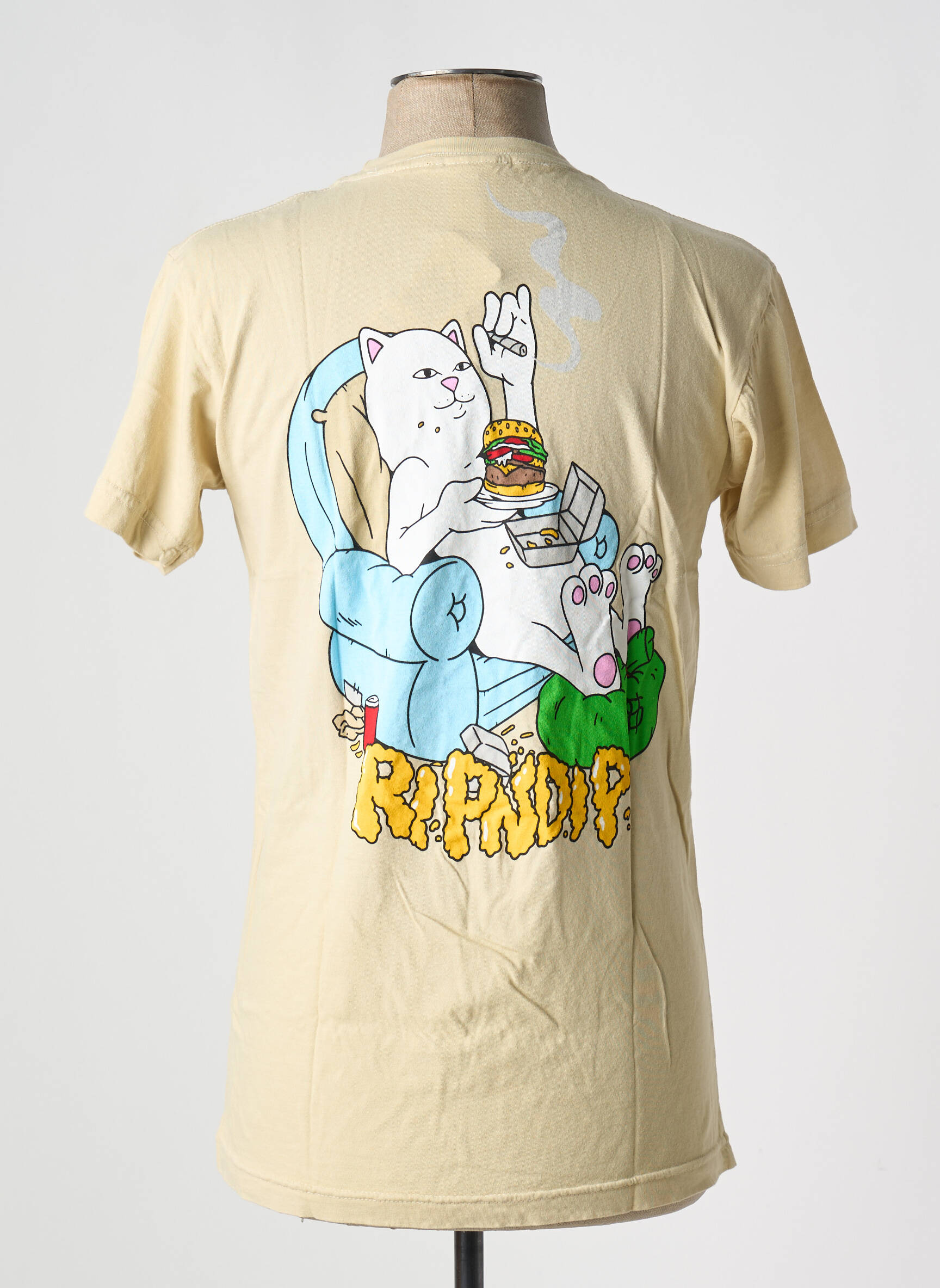 T-marškinys bežinis RIPNDIP vyras