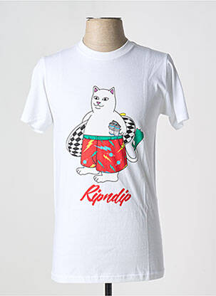 T-marškinys baltas RIPNDIP vyras