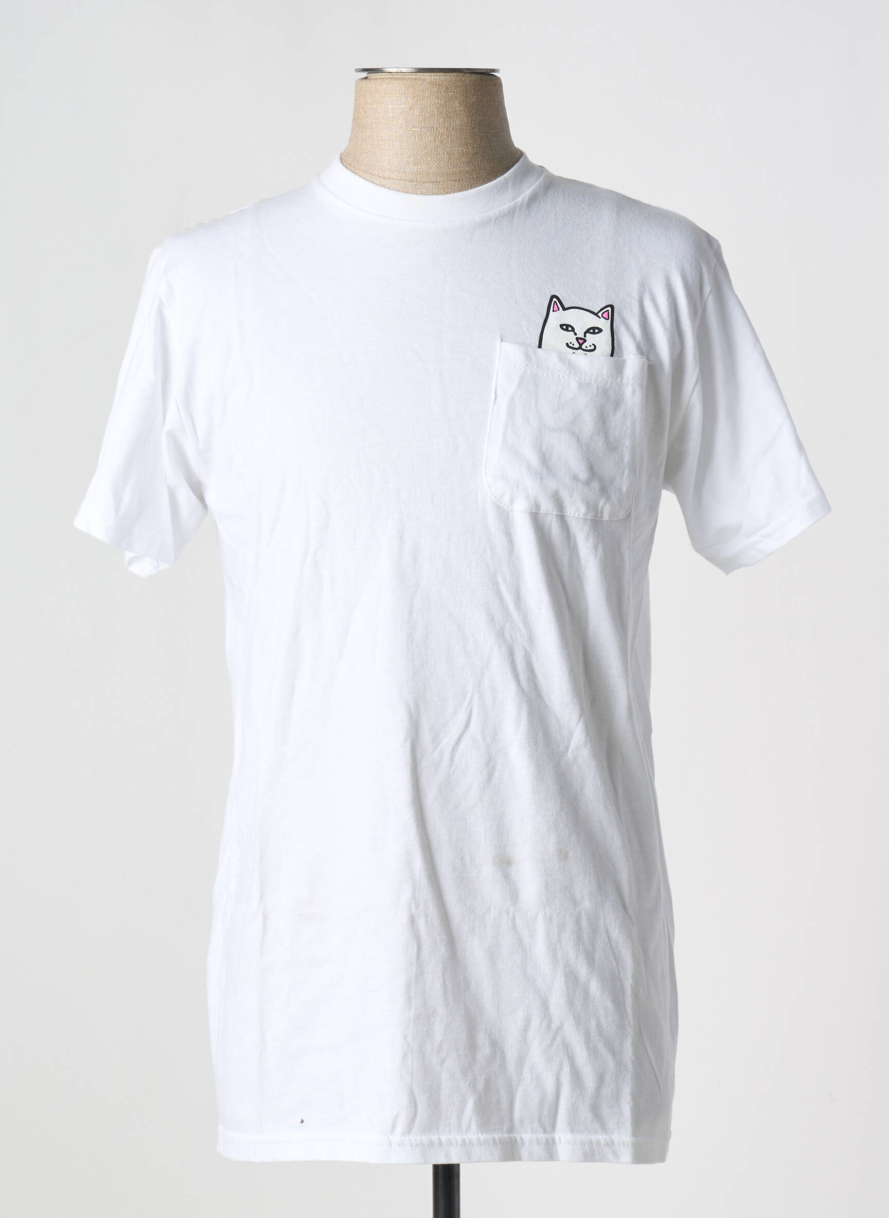 T-marškinys baltas RIPNDIP vyras