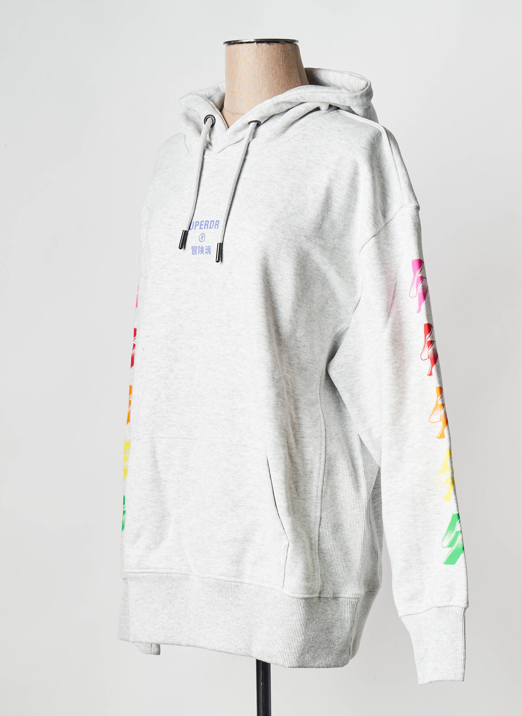 Mikroskopas pilka SUPERDRY moteris