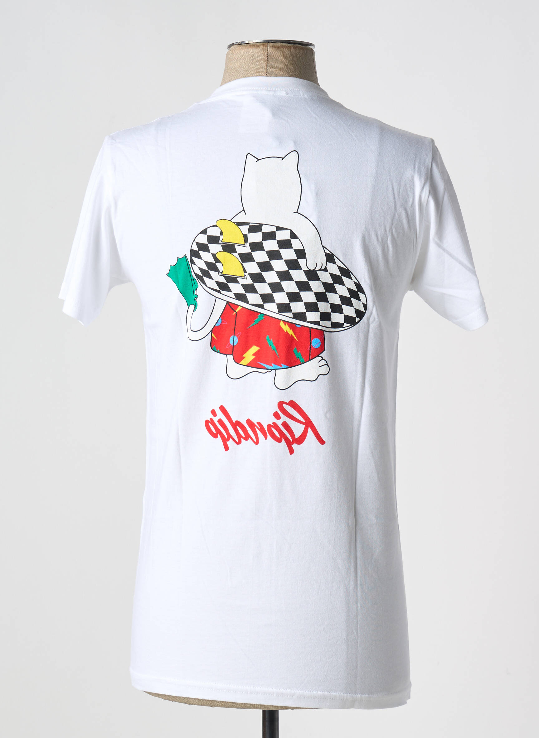T-marškinys baltas RIPNDIP vyras