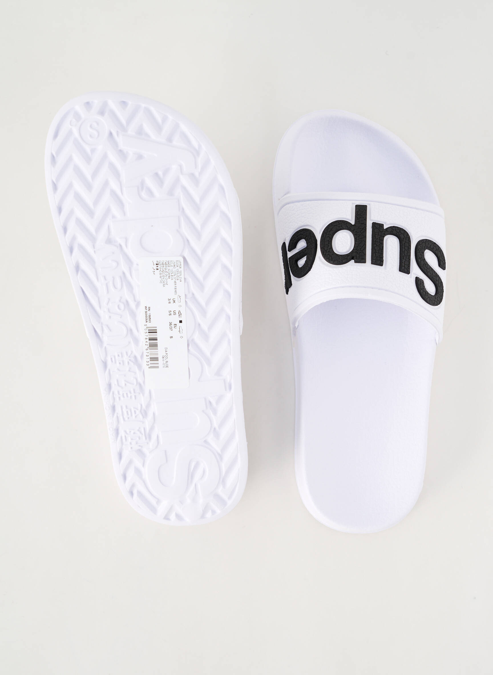 Sandalai/nu pėdos baltas SUPERDRY moteris