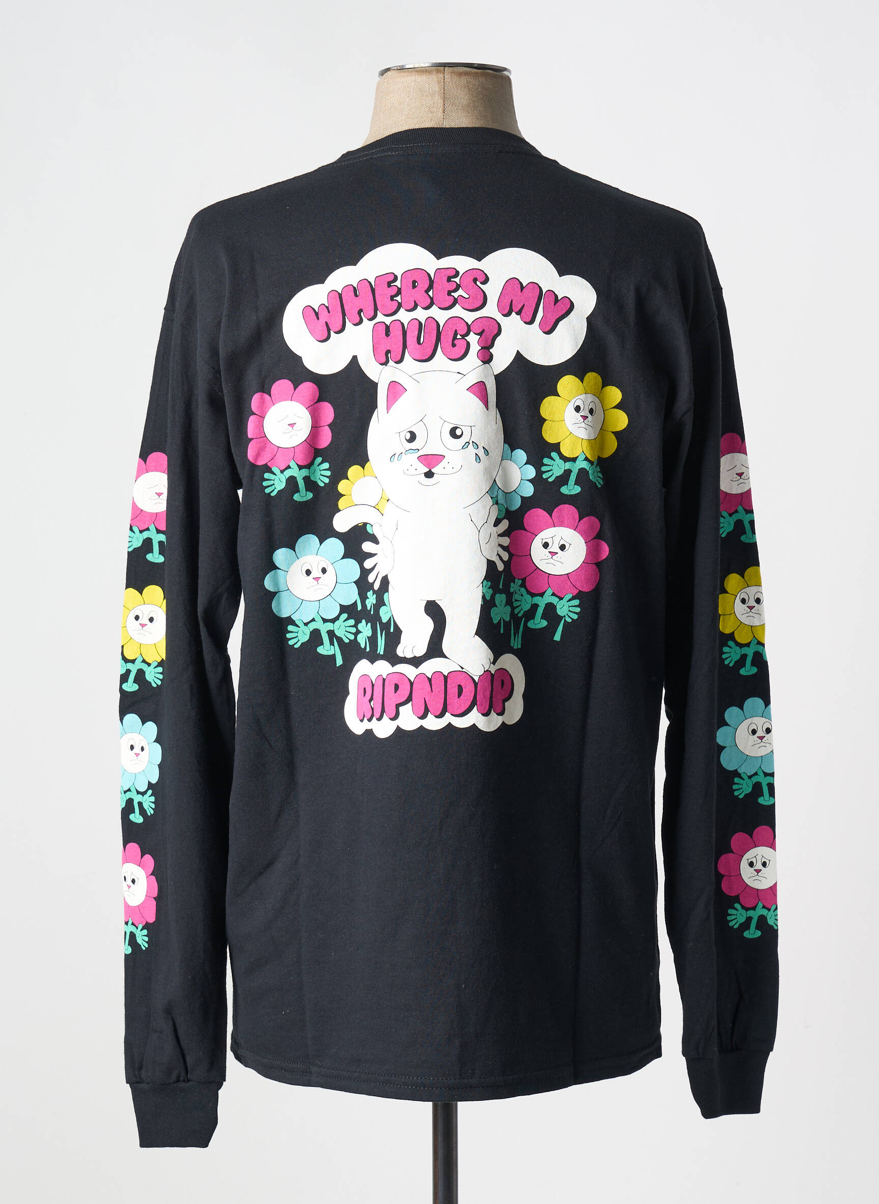 T-marškinys juodas RIPNDIP vyras