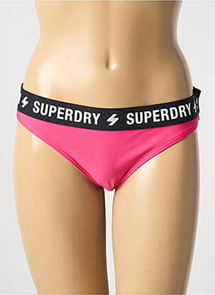 Maudymosi kelnaitės rožinė SUPERDRY moteris