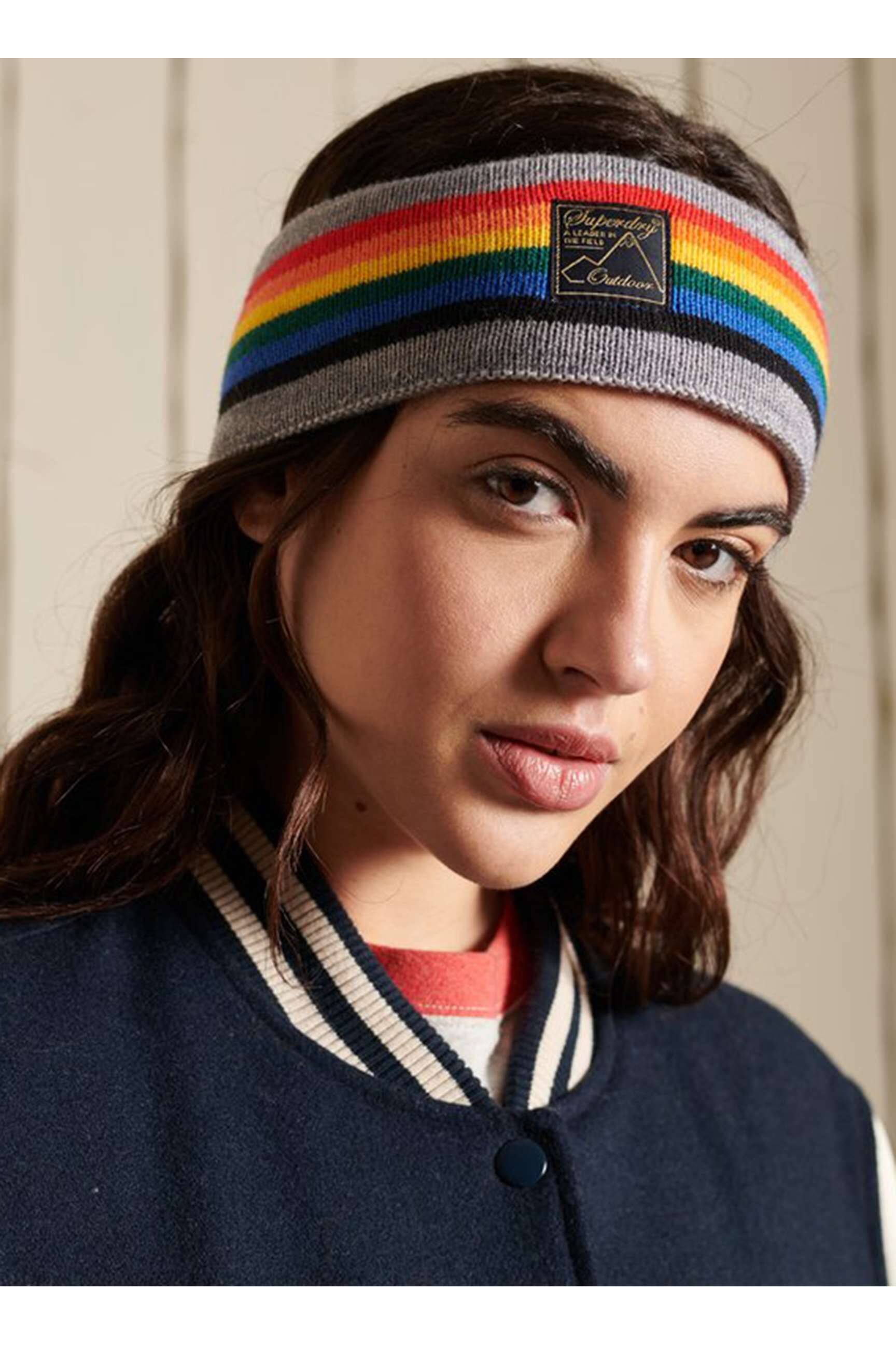 Plaukų aksesuaras pilka SUPERDRY moteris