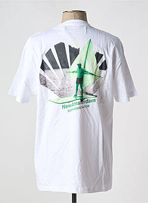 T-marškinys baltas NEW AMSTERDAM SURF ASSOCIATION vyras