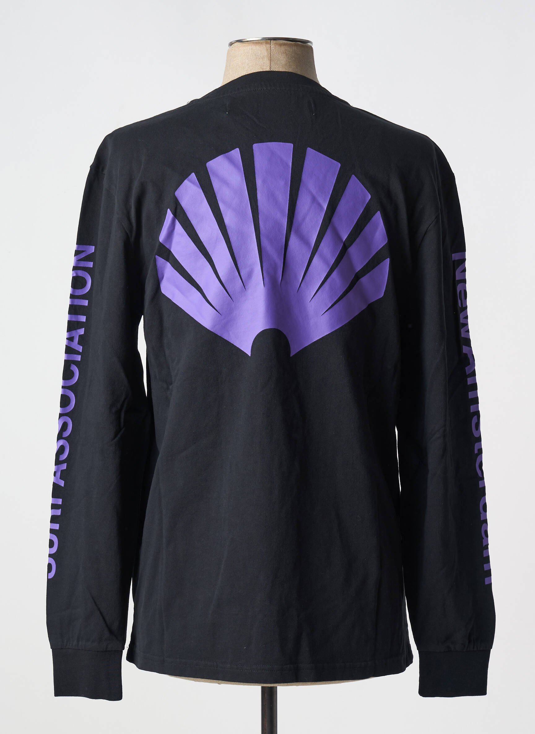 T-marškinys juodas NEW AMSTERDAM SURF ASSOCIATION vyras
