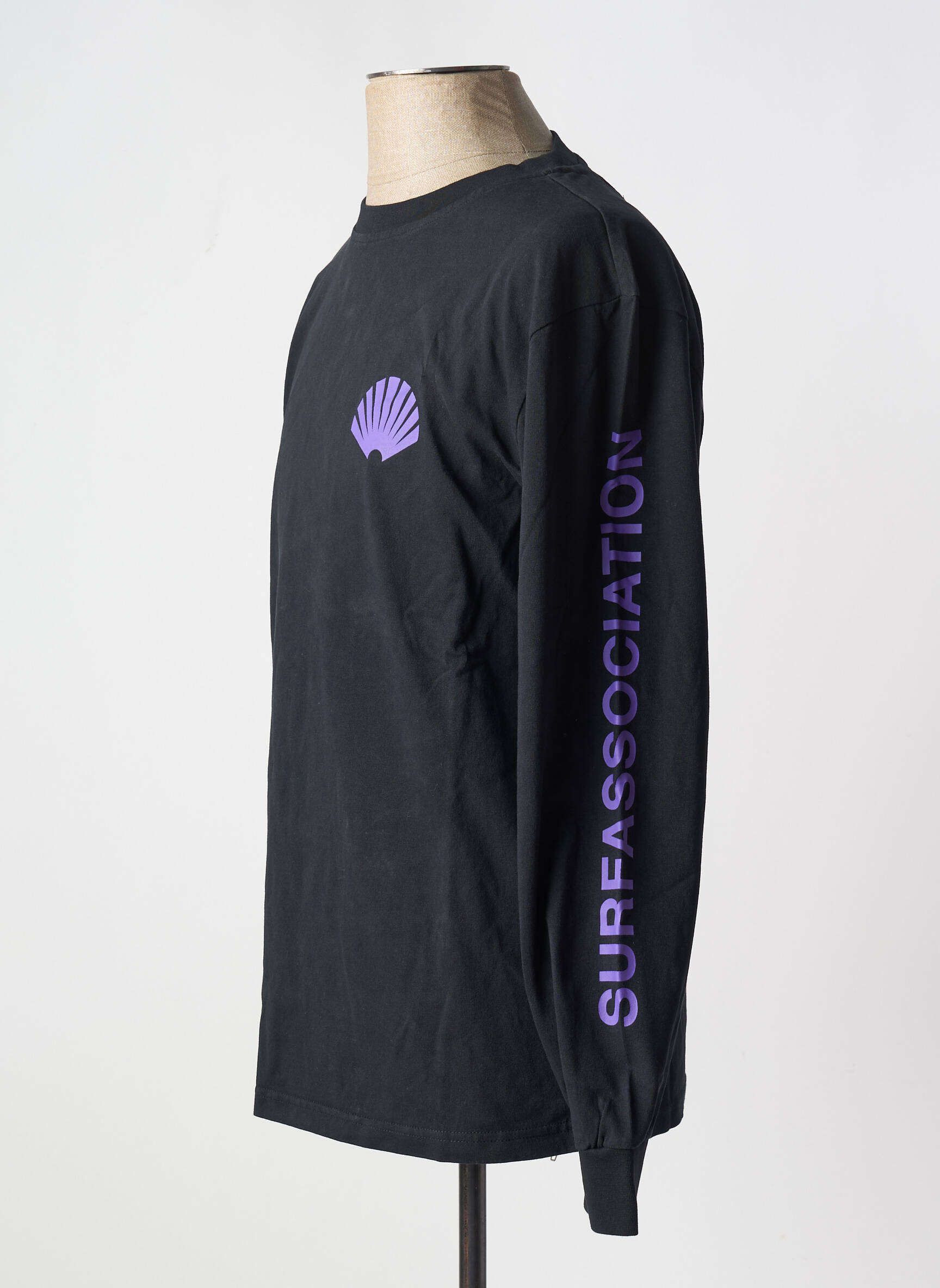 T-marškinys juodas NEW AMSTERDAM SURF ASSOCIATION vyras