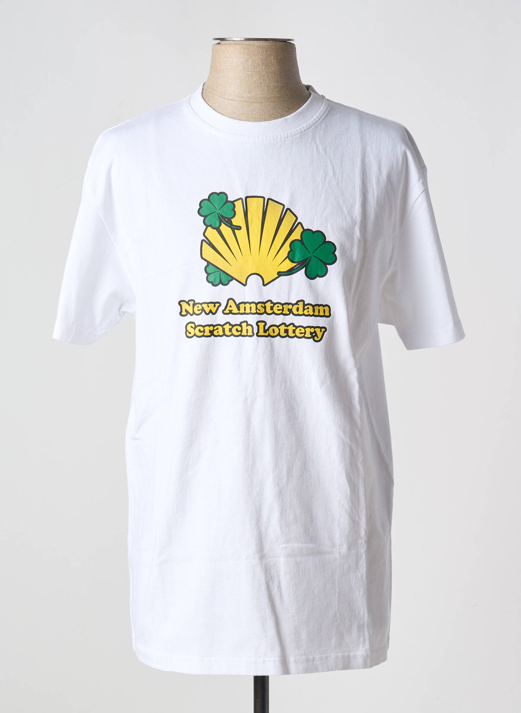 T-marškinys baltas NEW AMSTERDAM SURF ASSOCIATION vyras