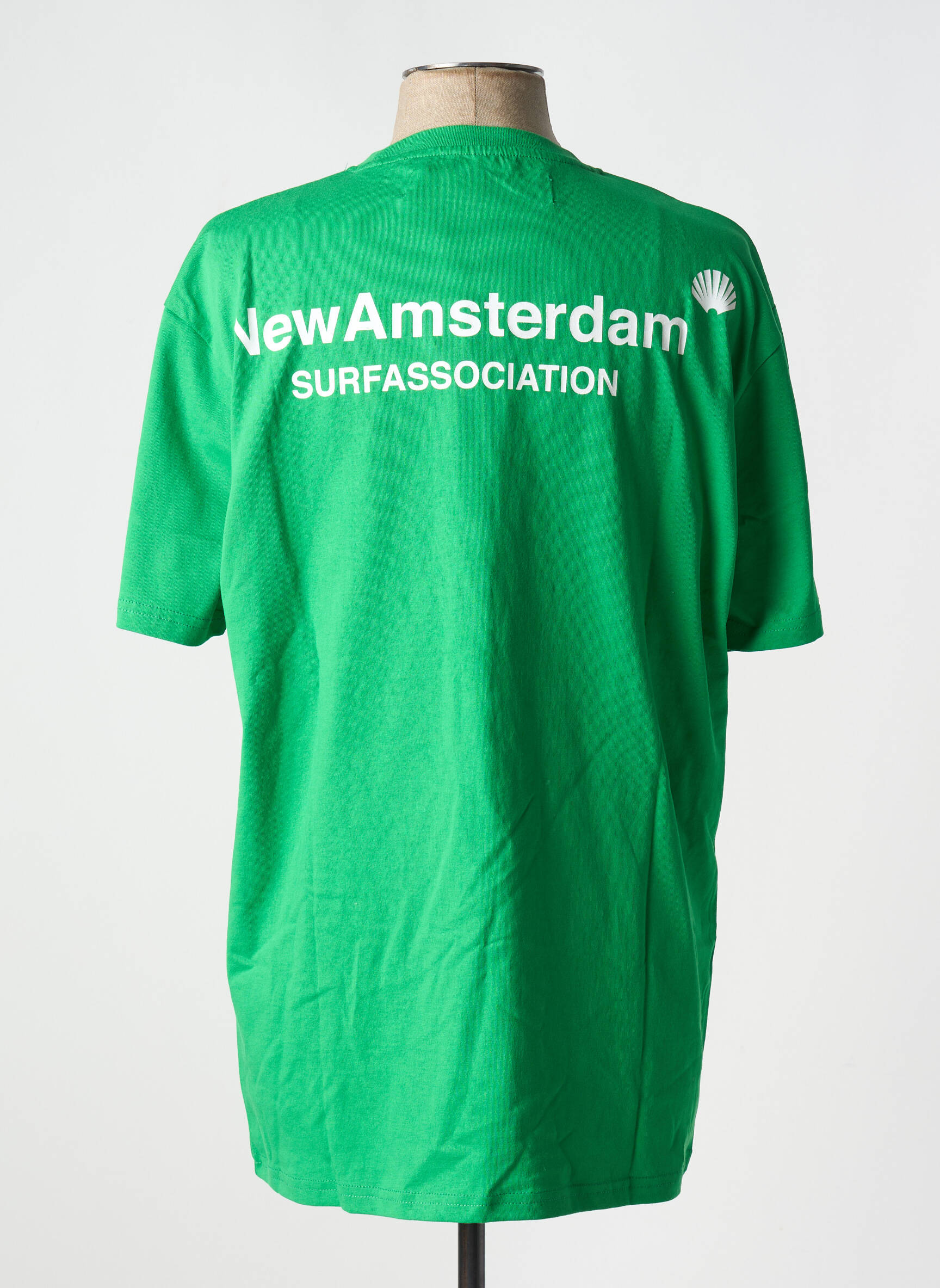 T-marškinys žalias NEW AMSTERDAM SURF ASSOCIATION vyras