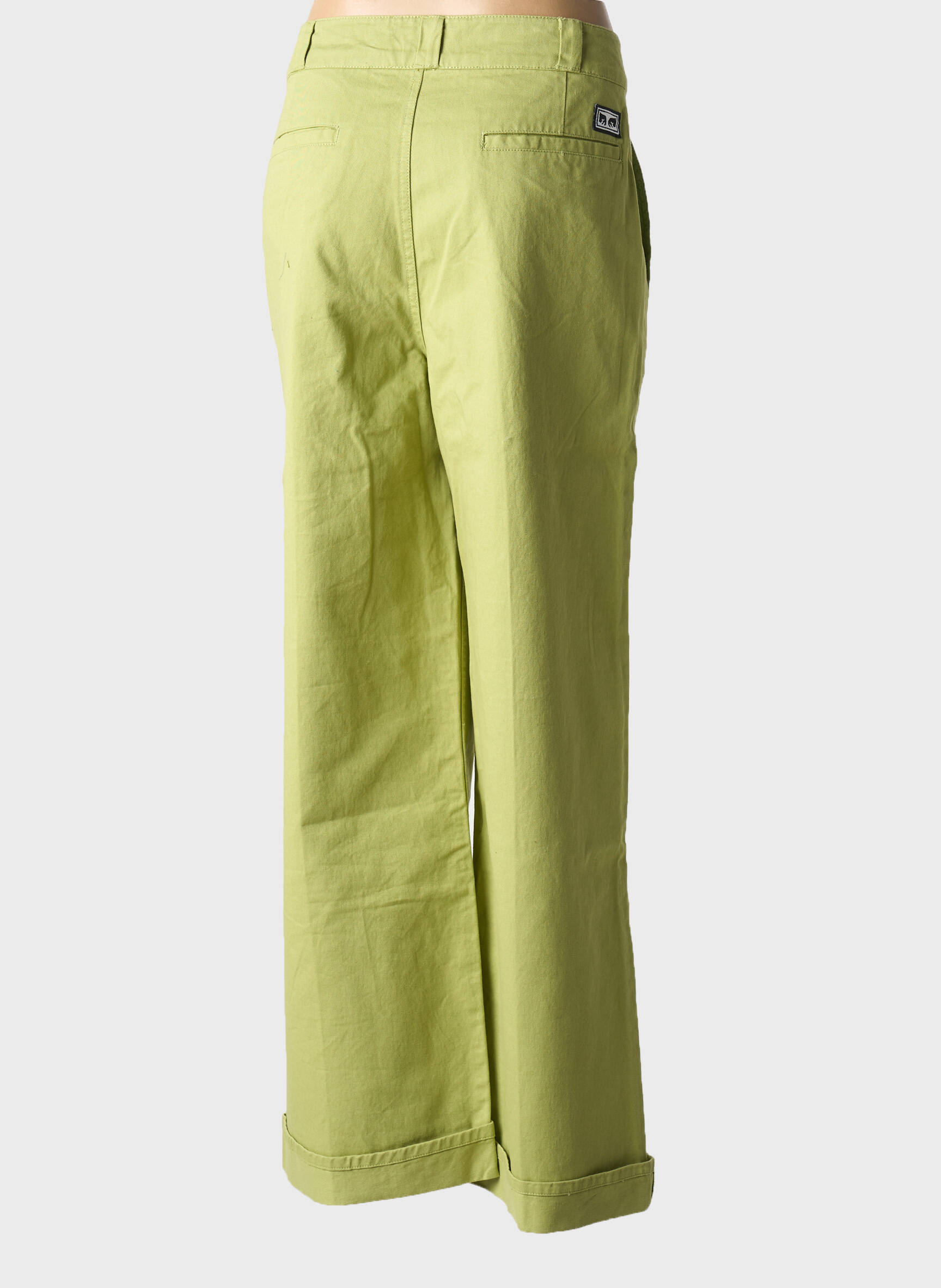 Platus kelnes kaki OBEY moteris