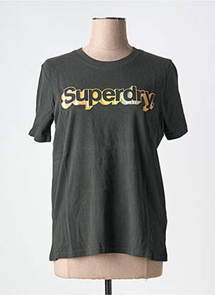 T-marškinys juodas SUPERDRY moteris