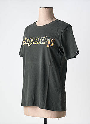 T-marškinys juodas SUPERDRY moteris