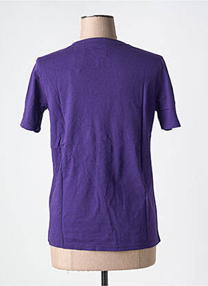 T-marškinys violetinis SUPERDRY moteris