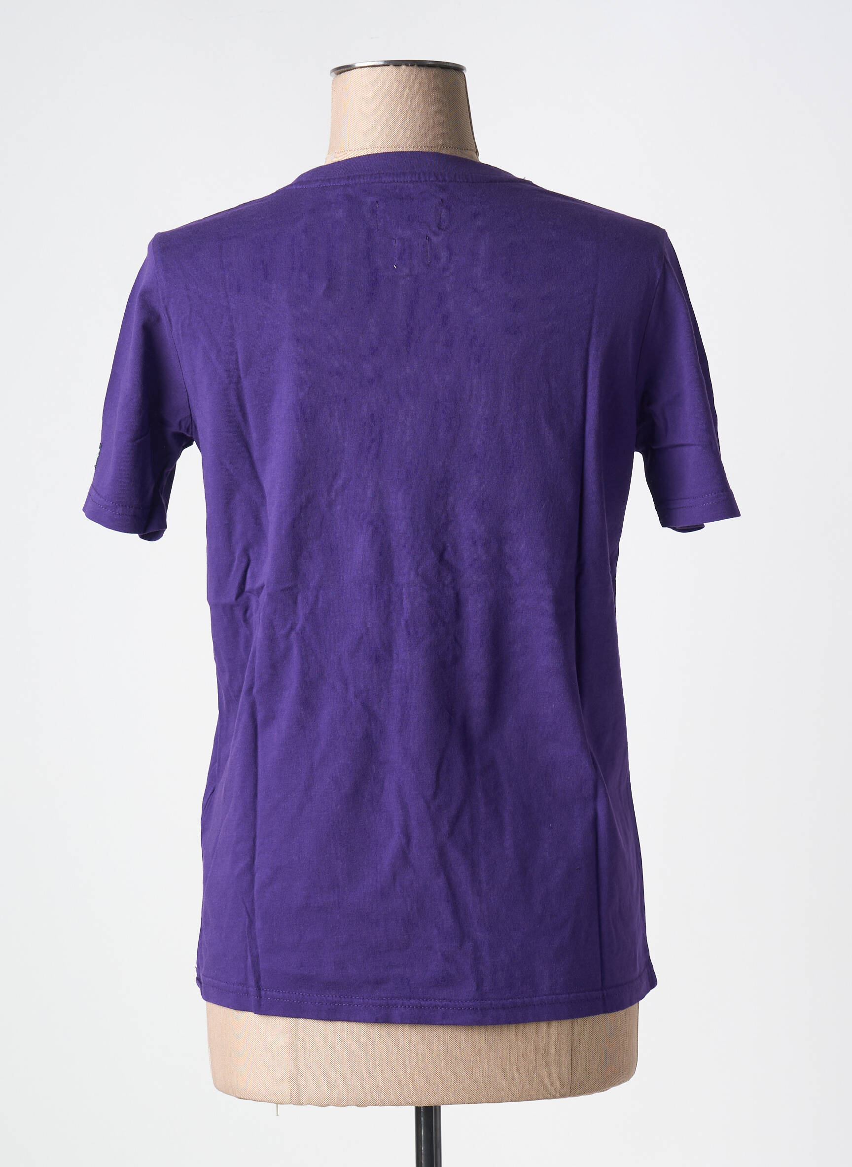 T-marškinys violetinis SUPERDRY moteris