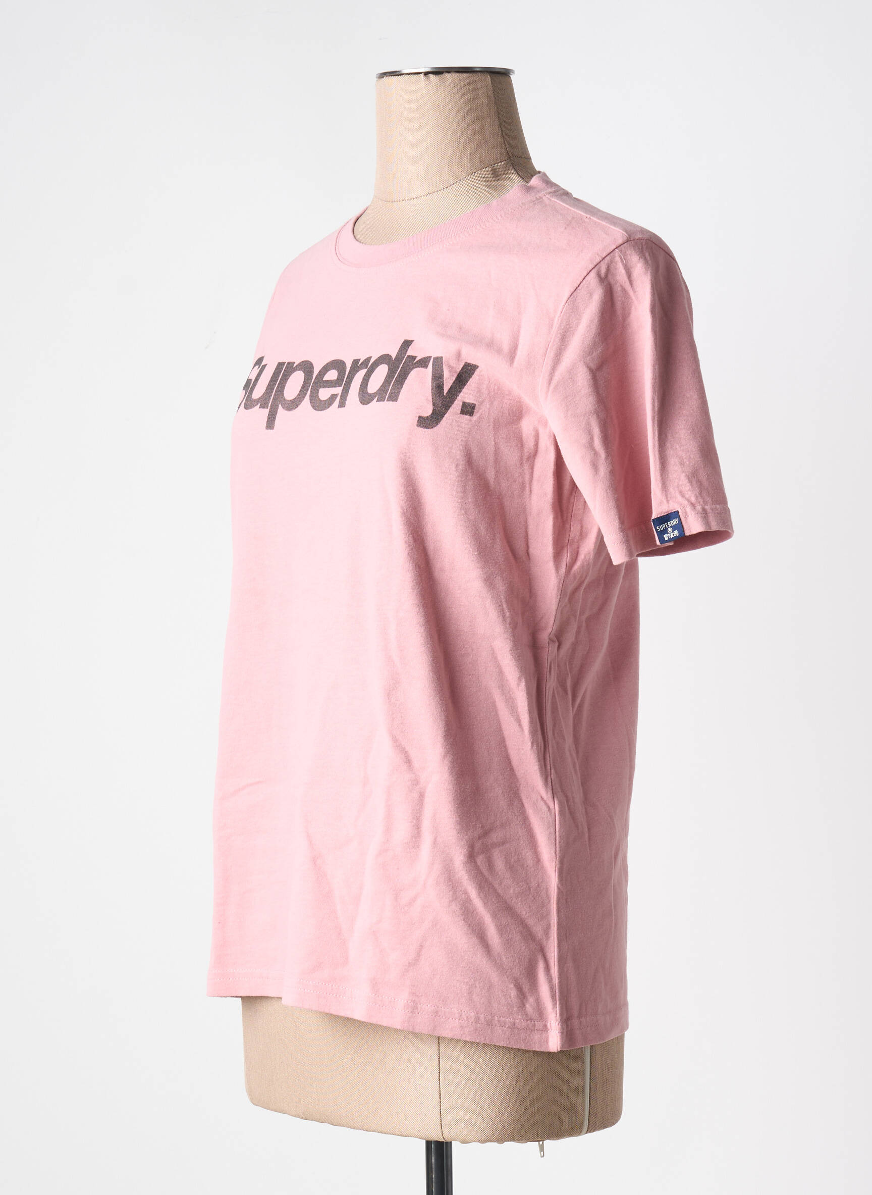 T-marškinys rožinė SUPERDRY moteris