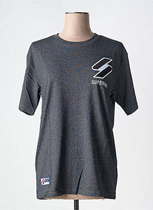 T-marškinys pilka SUPERDRY moteris