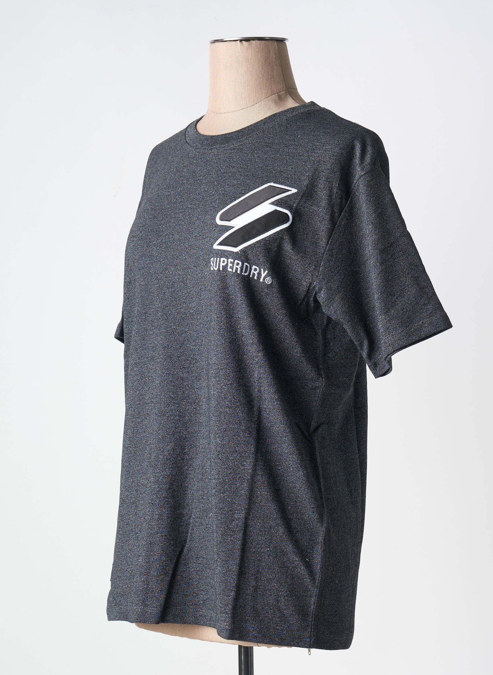 T-marškinys pilka SUPERDRY moteris