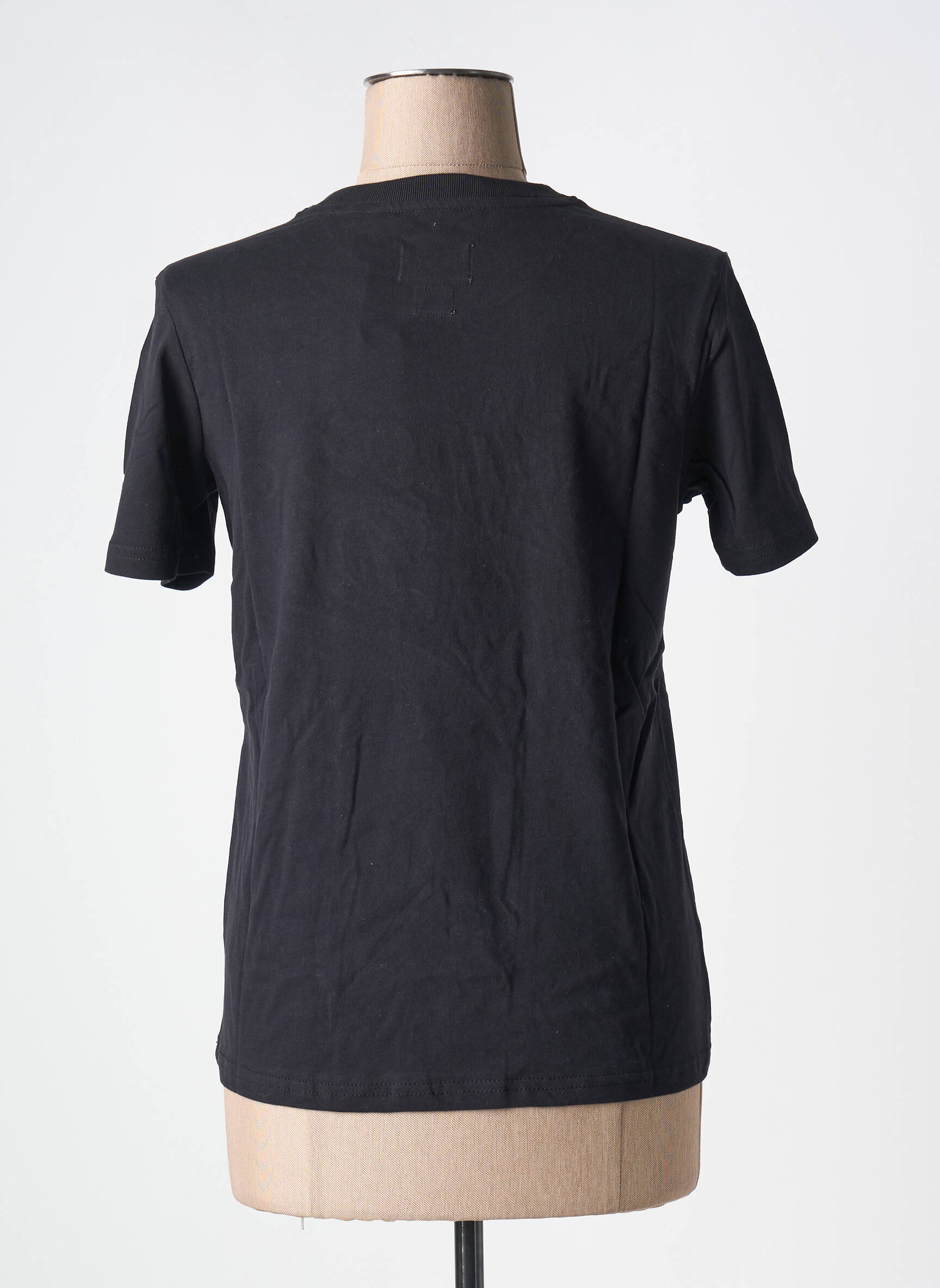 T-marškinys juodas SUPERDRY moteris