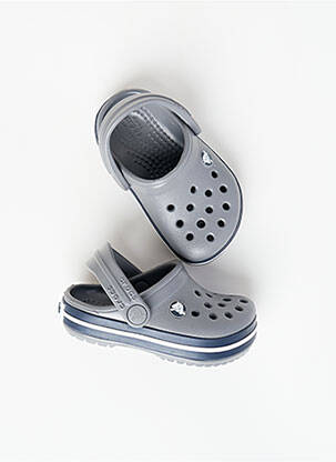 Mule/sabotai apvalus mygtukas apvalus mygtukas pilka CROCS berniukas