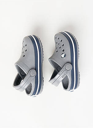 Mule/sabotai apvalus mygtukas apvalus mygtukas pilka CROCS berniukas