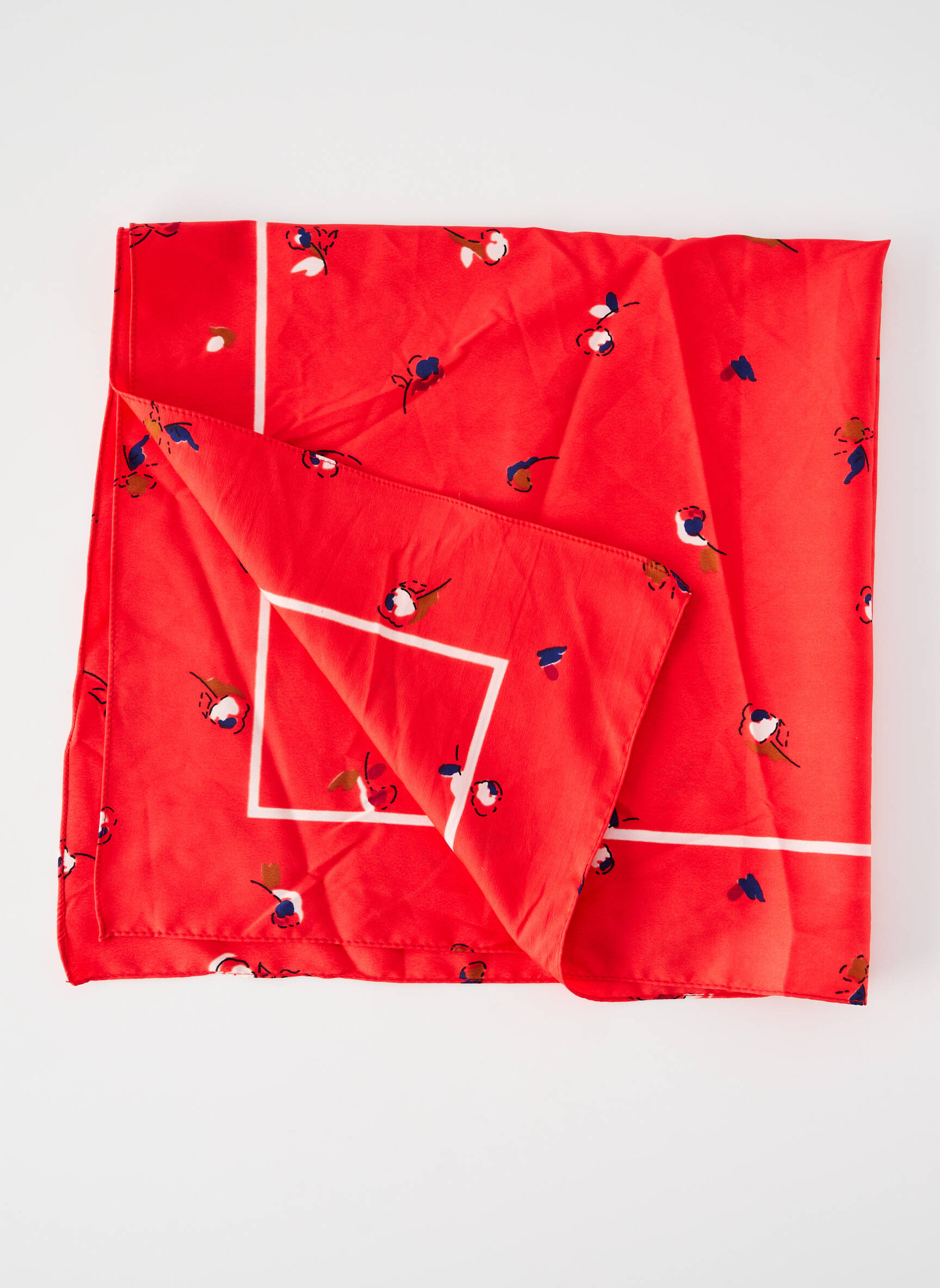 Šalikas raudona PIECES moteris