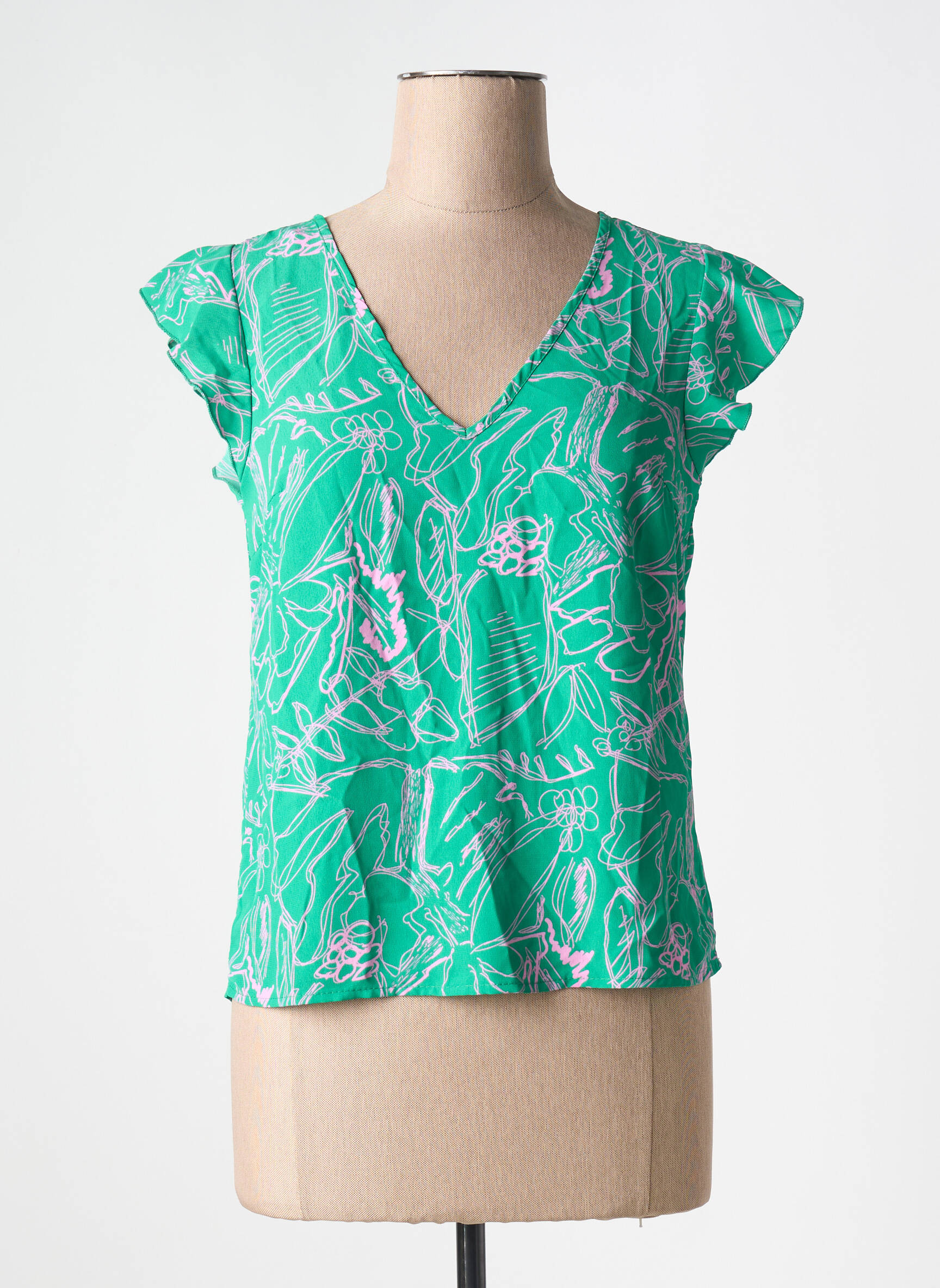Viršūnė žalias VERO MODA moteris