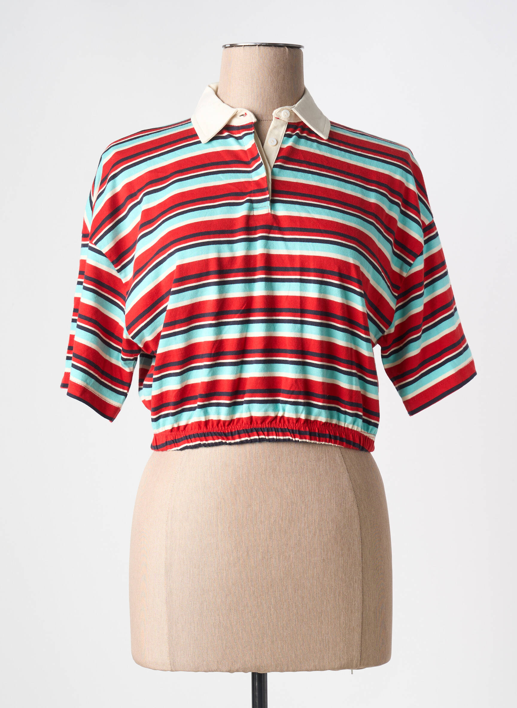 Polo raudona ONLY moteris