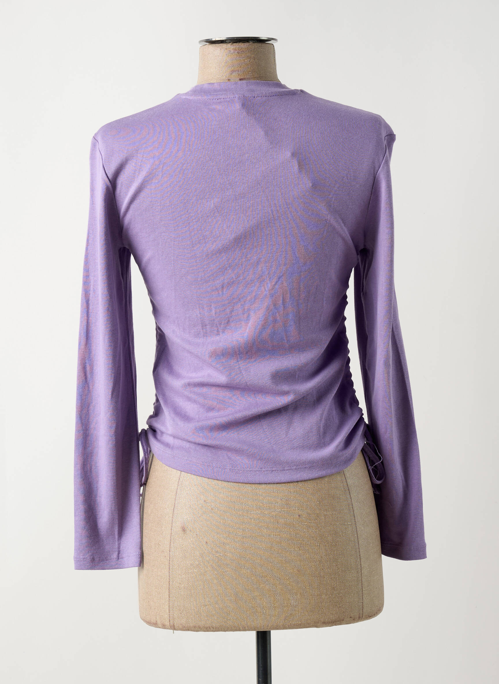 T-marškinys violetinis ONLY moteris