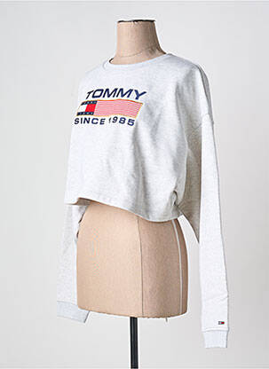 Mikroskopas apvalus kaklas pilka TOMMY HILFIGER moteris